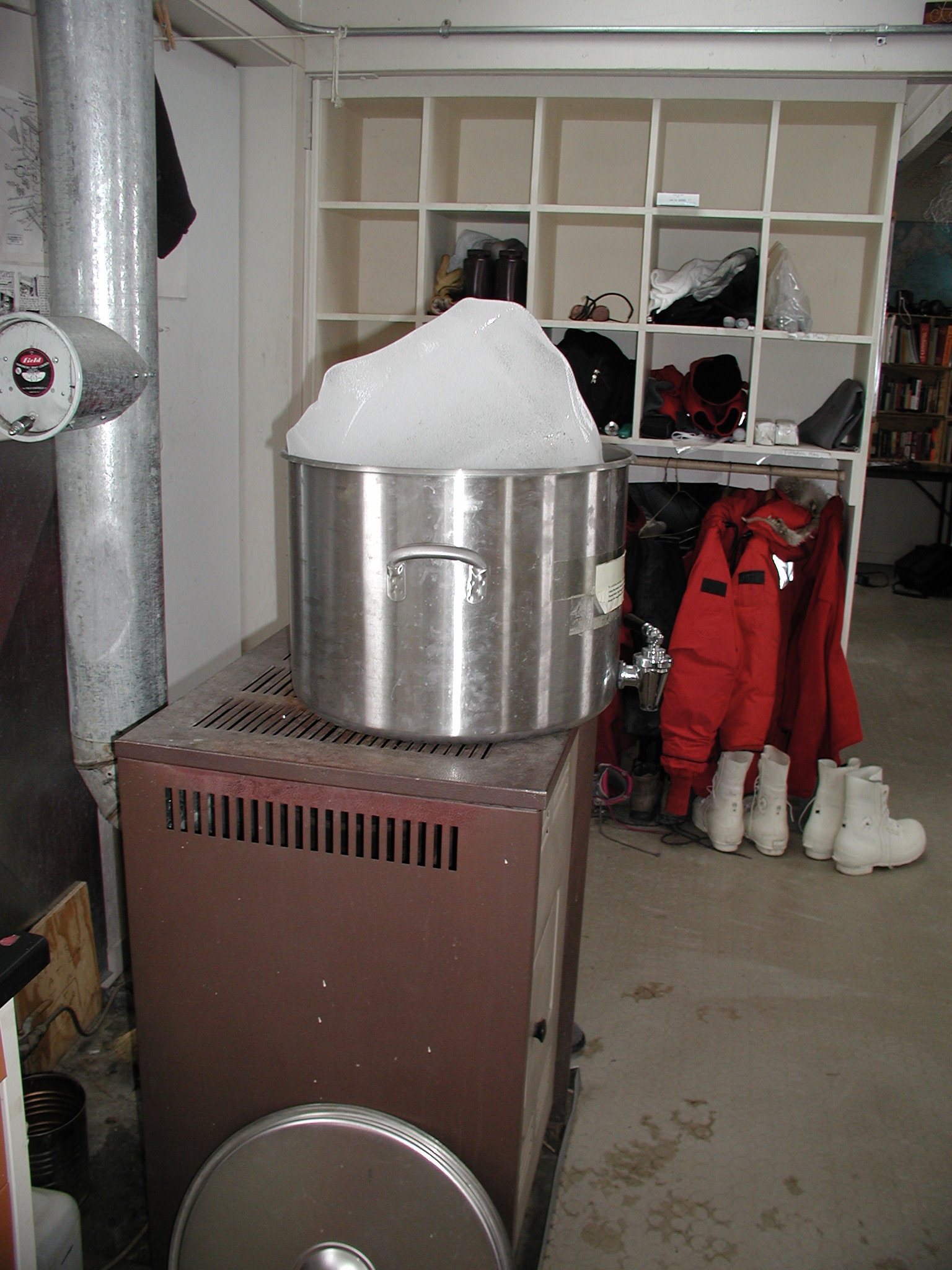 How we get our water   melting glacier ice 